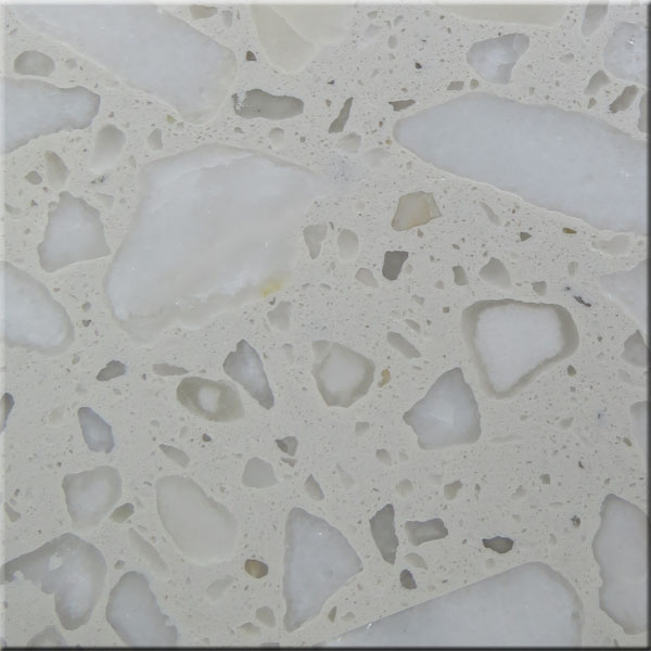 White Crushed Marble
